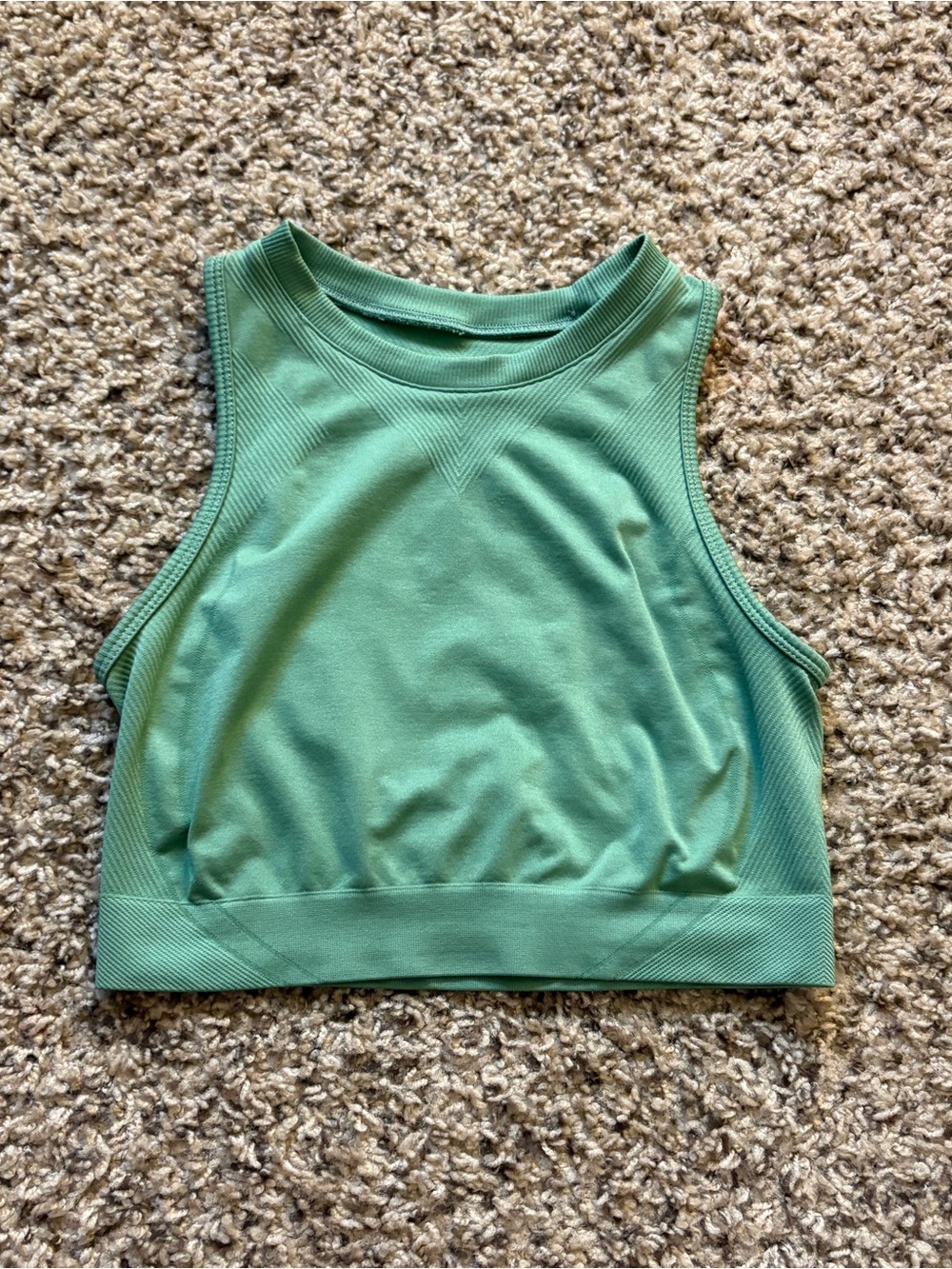 Alphalete Green Crop Top Activewear Size Women’s XS